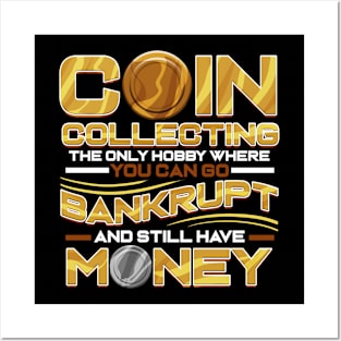 Coin Collector Money Collecting Numismatics Hobby Posters and Art